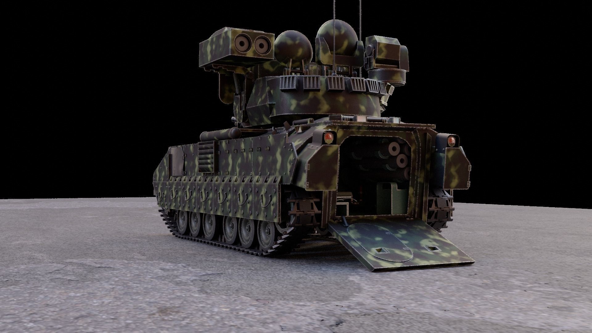 M2 bradley 3D model_3