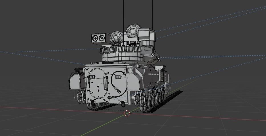 M2 bradley 3D model_23
