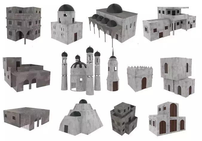 Middle Eastern House 3D model