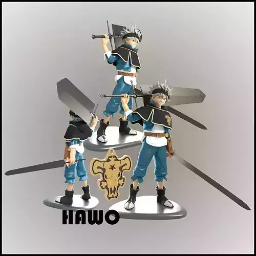 Asta Black Clover 3D print model