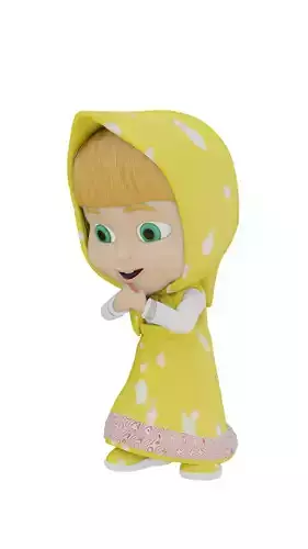 Masha and bear 3D print model