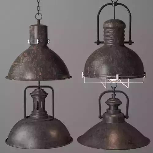 Industrial Lighting Set 2