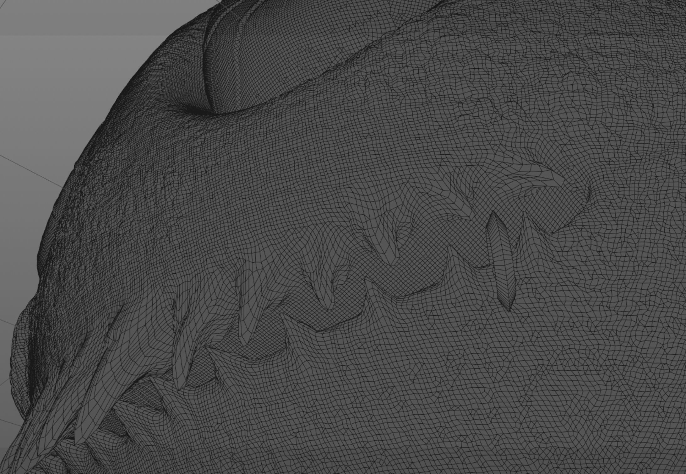 Smiley monster creature character 3D model_14