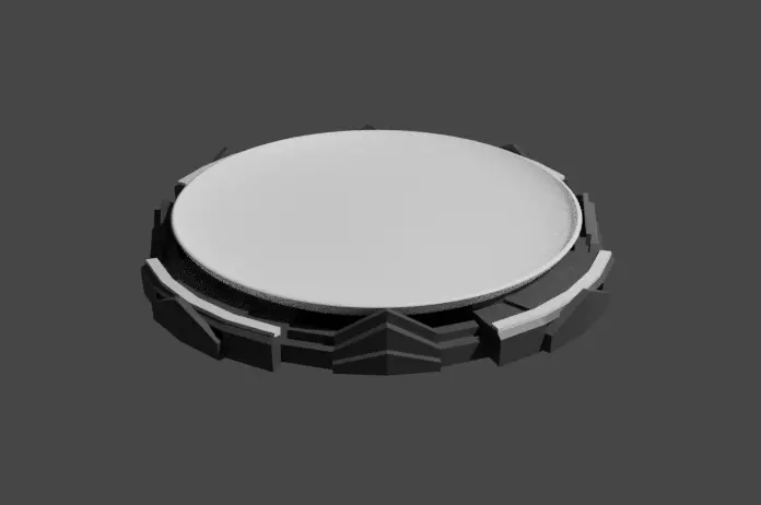 Beyblade Stadium Low-poly 3D model_0