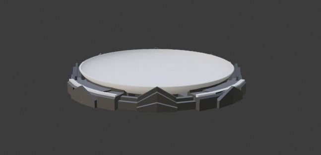 Beyblade Stadium Low-poly 3D model_10