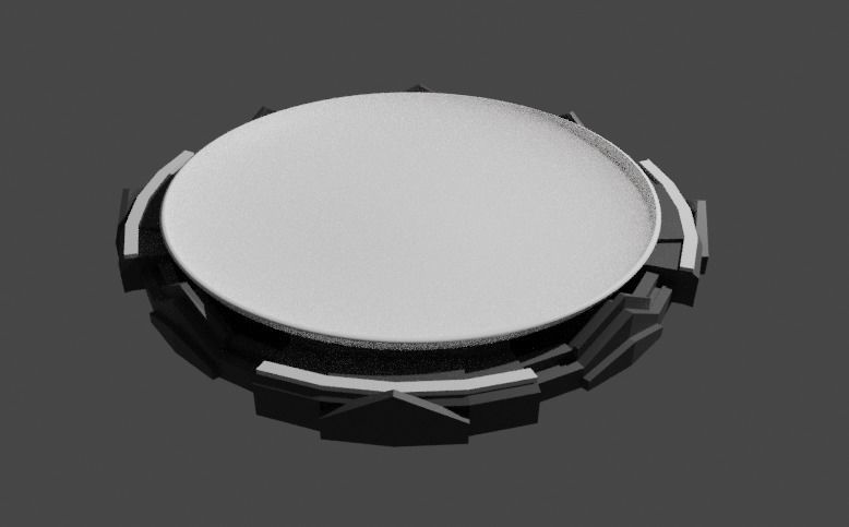 Beyblade Stadium Low-poly 3D model_13