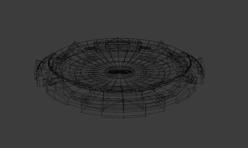 Beyblade Stadium Low-poly 3D model_7