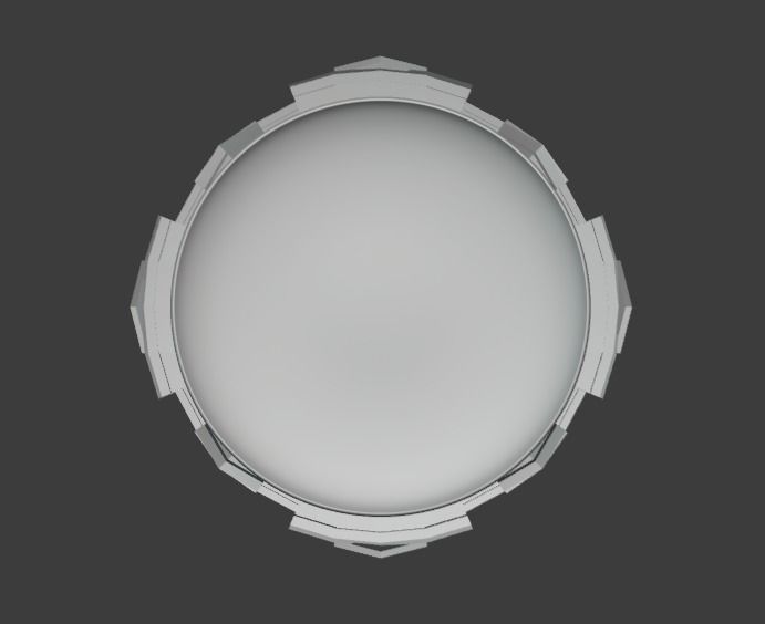 Beyblade Stadium Low-poly 3D model_3