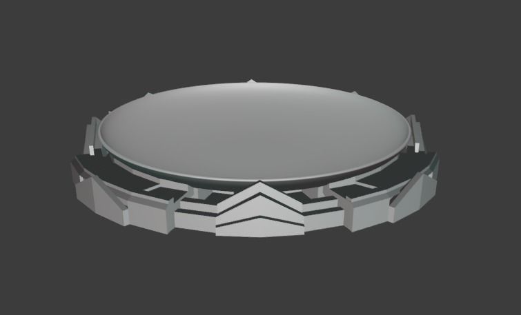 Beyblade Stadium Low-poly 3D model_8