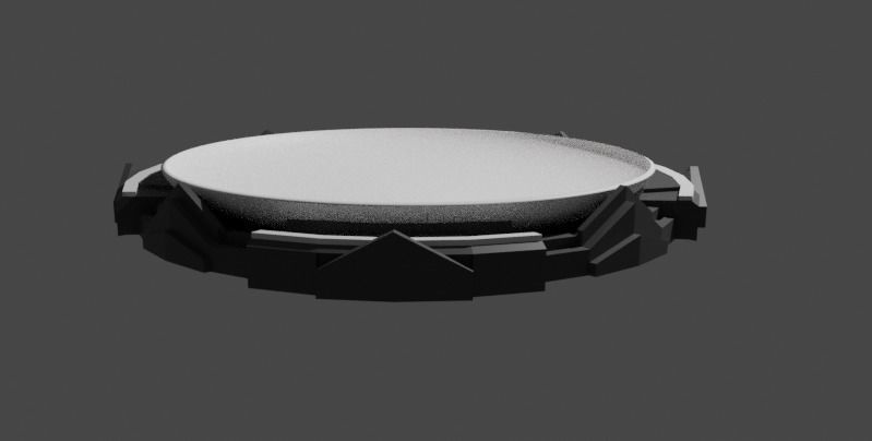 Beyblade Stadium Low-poly 3D model_12