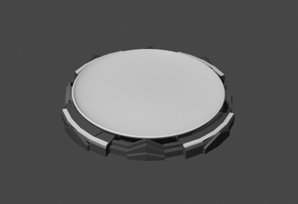 Beyblade Stadium Low-poly 3D model_11