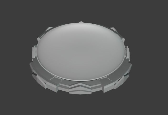 Beyblade Stadium Low-poly 3D model_5