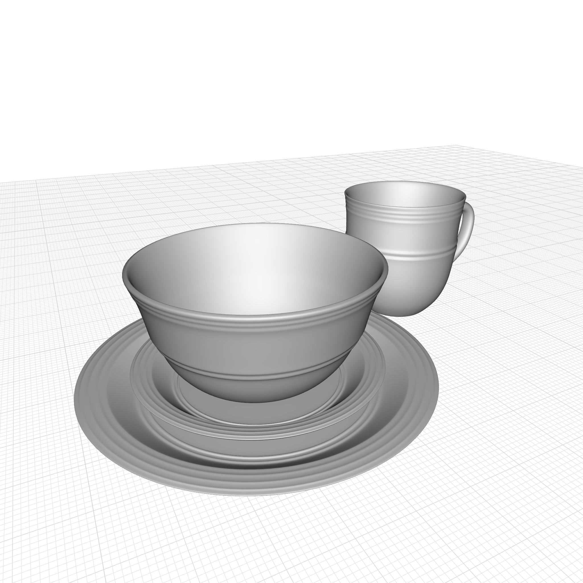 Annabelle Dinnerware Set 3D model_3