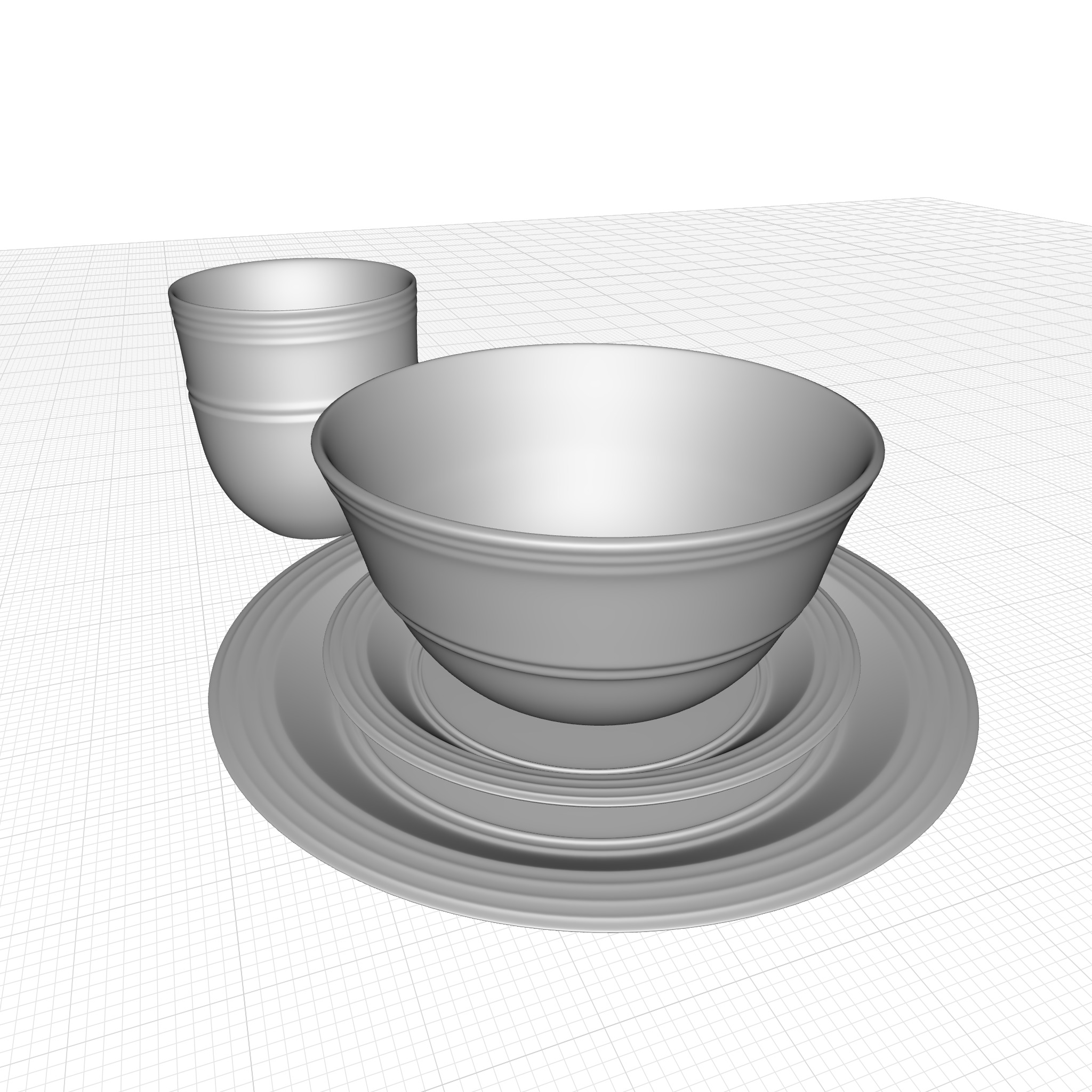 Annabelle Dinnerware Set 3D model_1