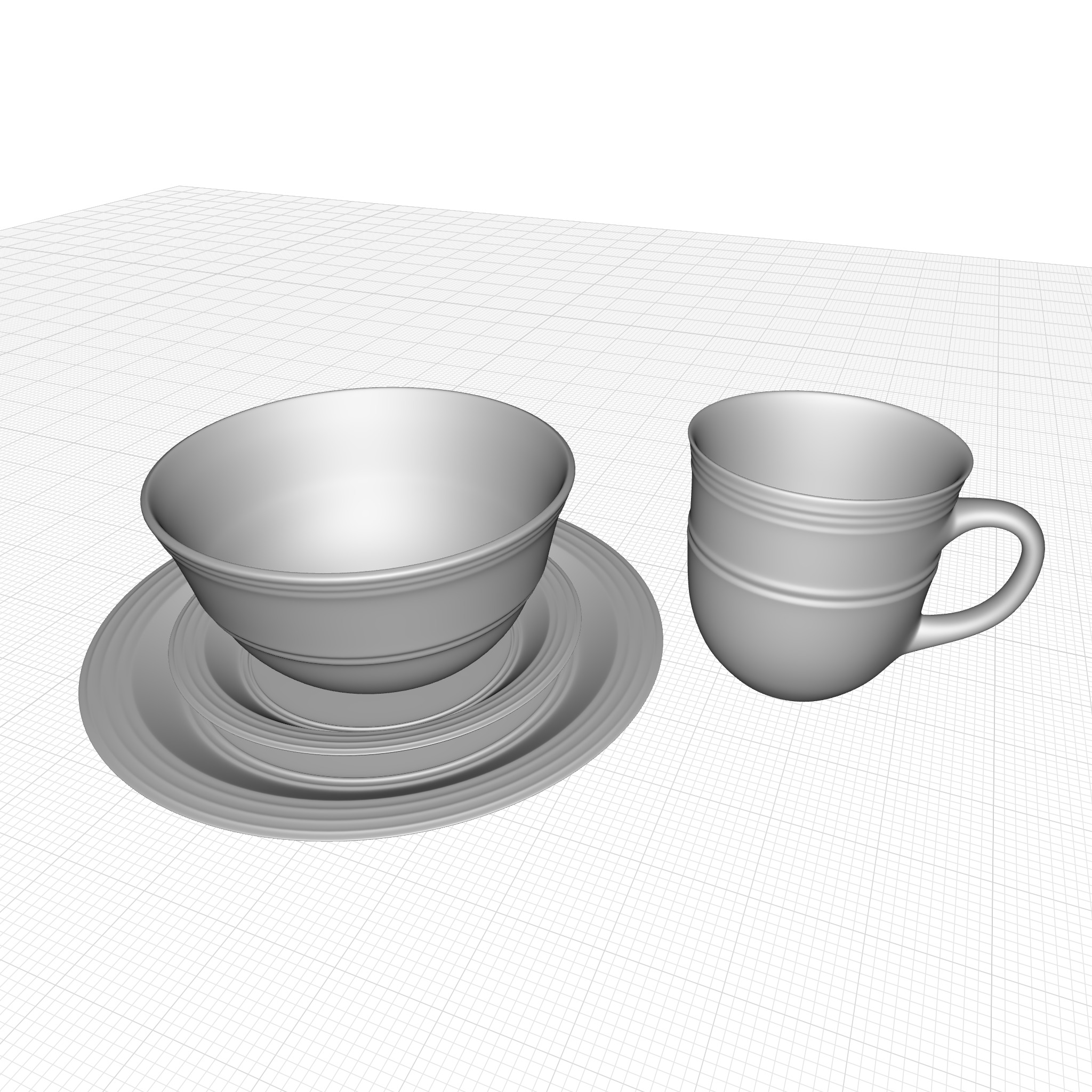 Annabelle Dinnerware Set 3D model_5