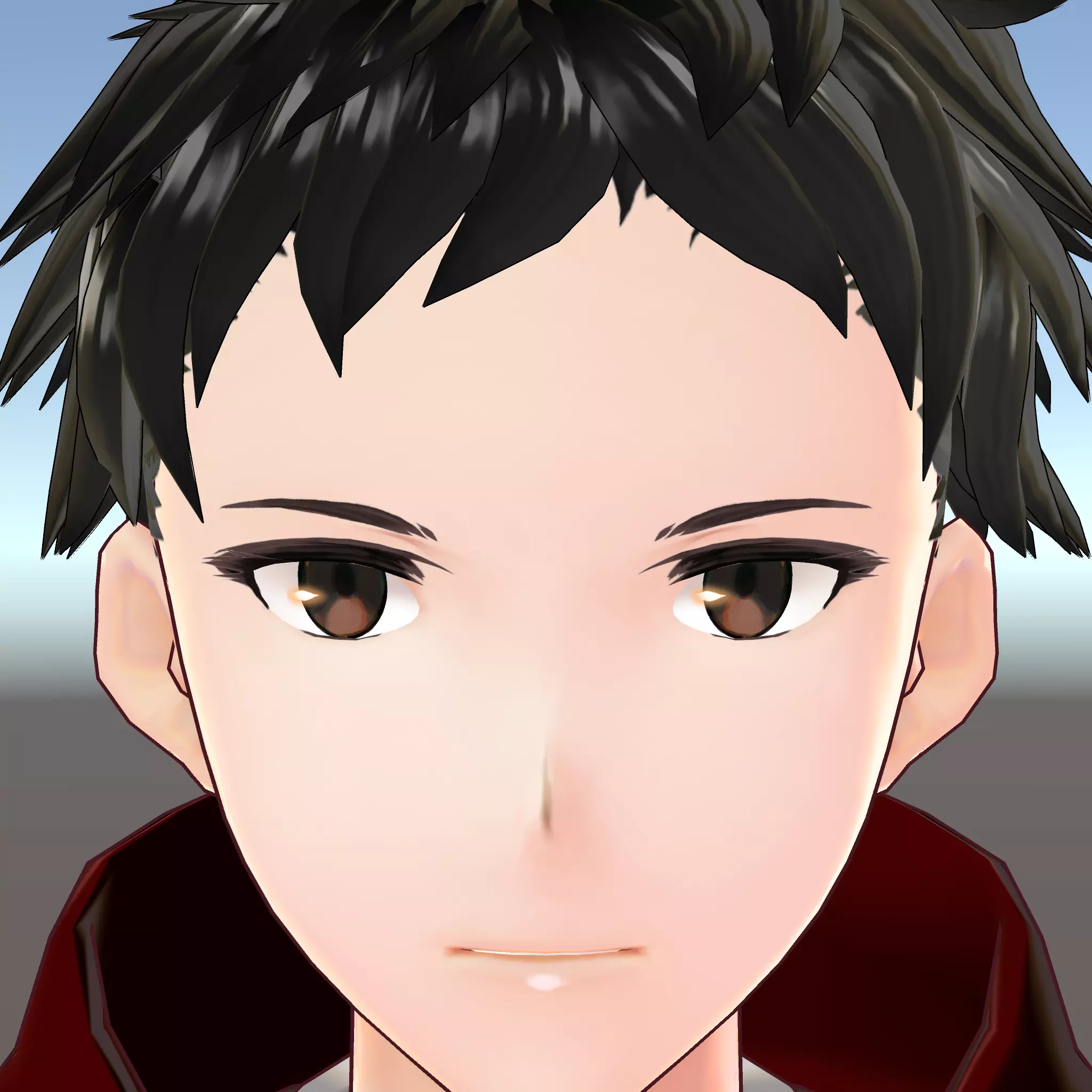 3d anime character c3 Low-poly 3D model