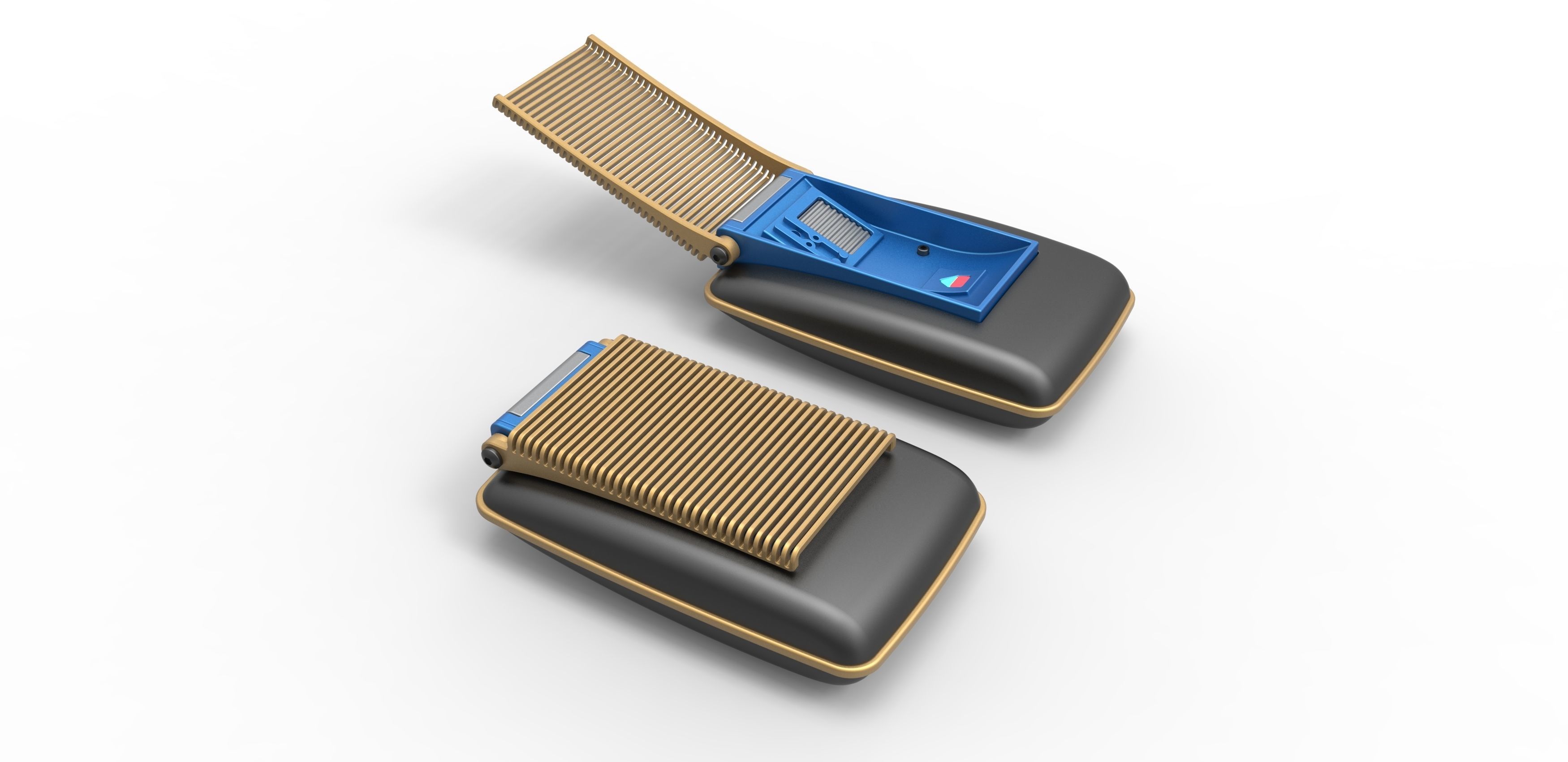 Communicator from Star Trek 3 The Search for Spock 1984 3D print model_3