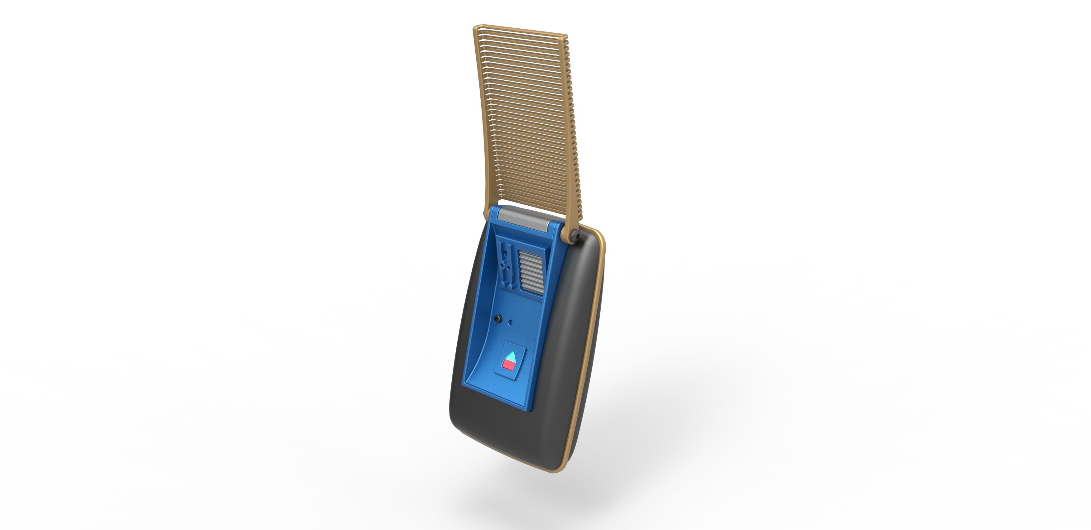 Communicator from Star Trek 3 The Search for Spock 1984 3D print model_13