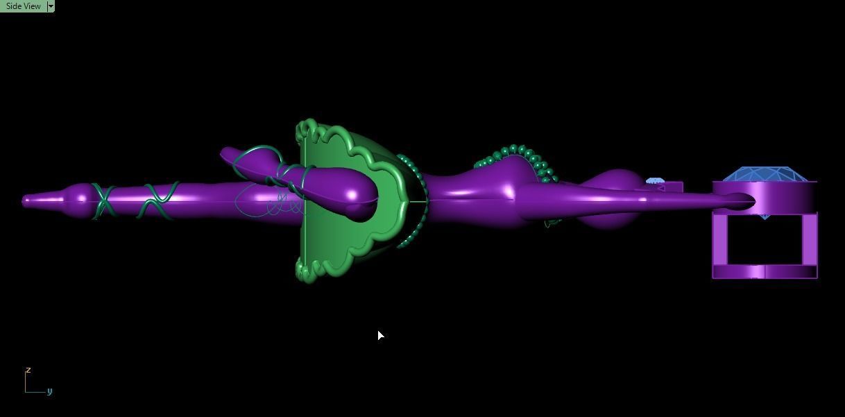 Ballet pendant 02 3D print model_14