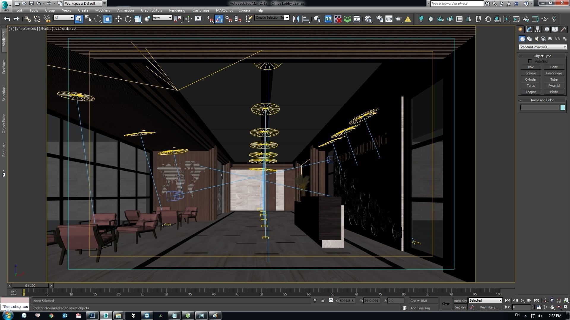 Office Lobby 01 3D model_3