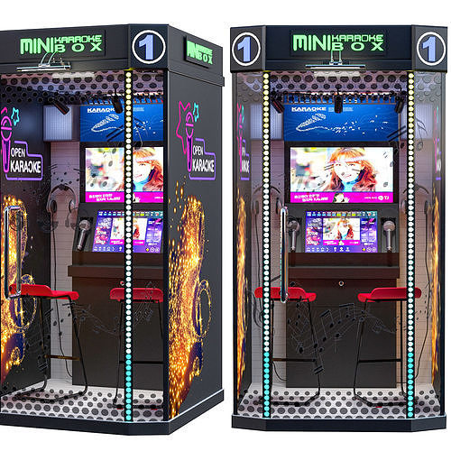 Mini Karaoke Box KTV 3D model