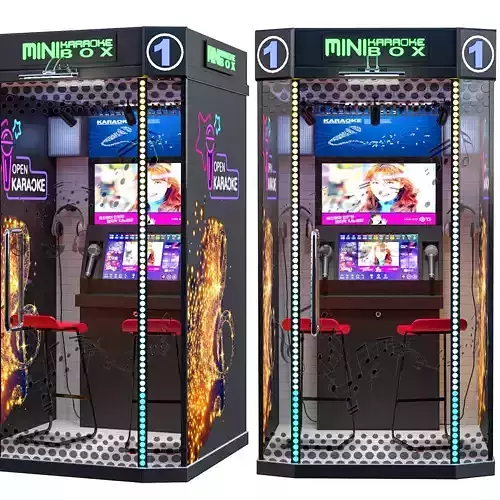 Mini Karaoke Box KTV 3D model