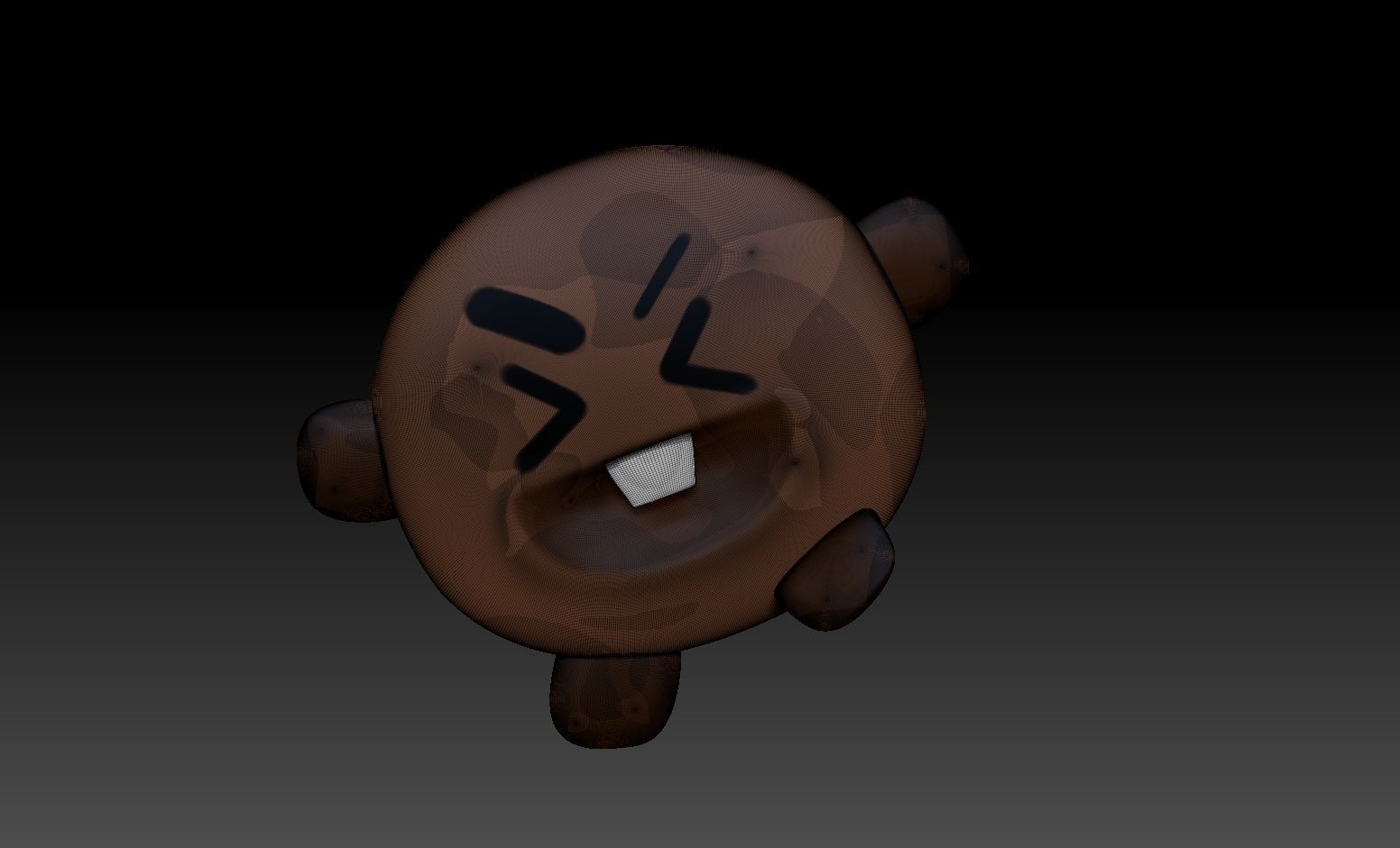 Shooky BT21  3D model_2
