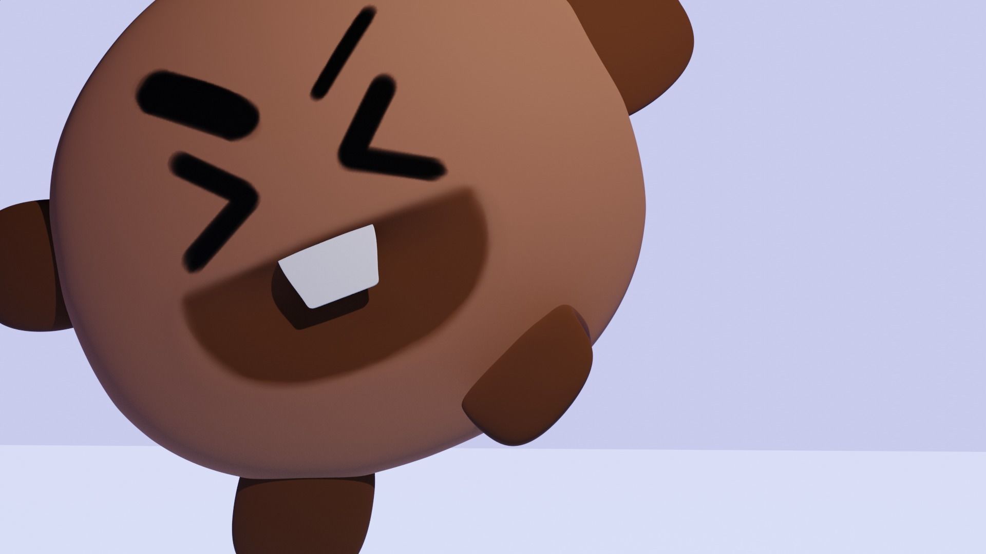 Shooky BT21  3D model_1