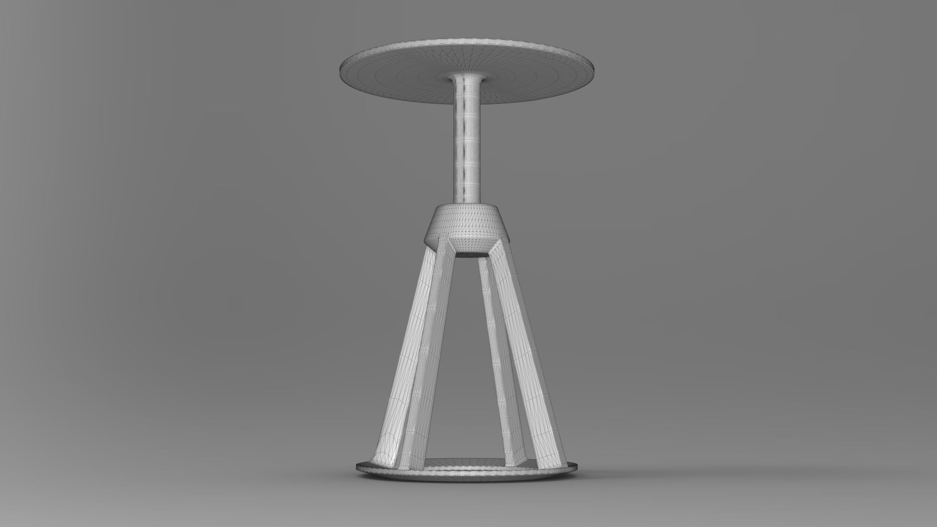 Piton Coffeee Table Low-poly 3D model_6