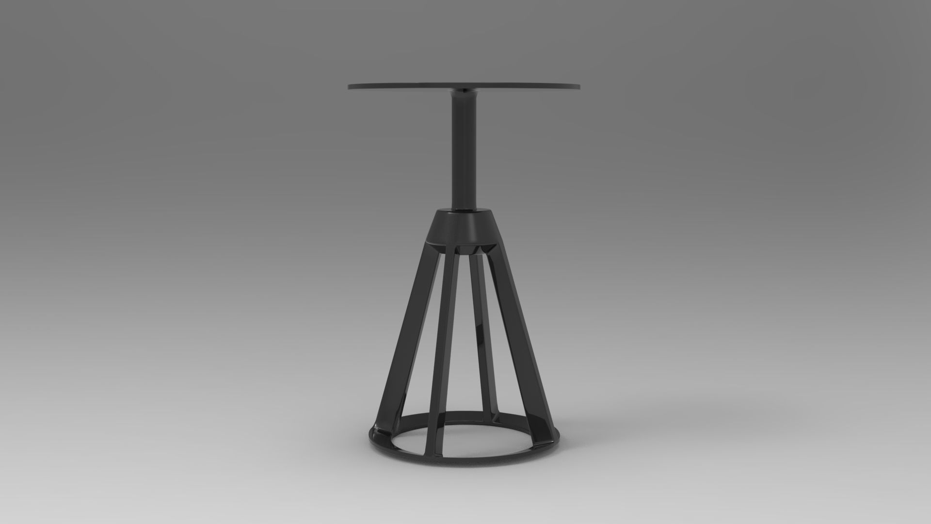 Piton Coffeee Table Low-poly 3D model_1