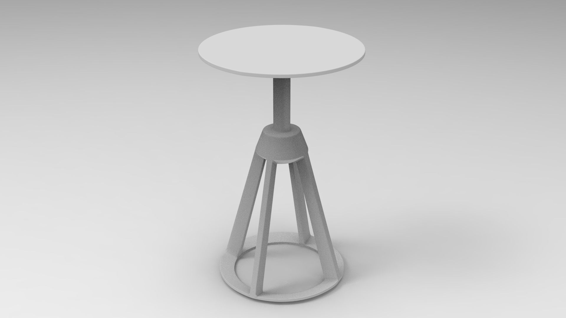 Piton Coffeee Table Low-poly 3D model_8
