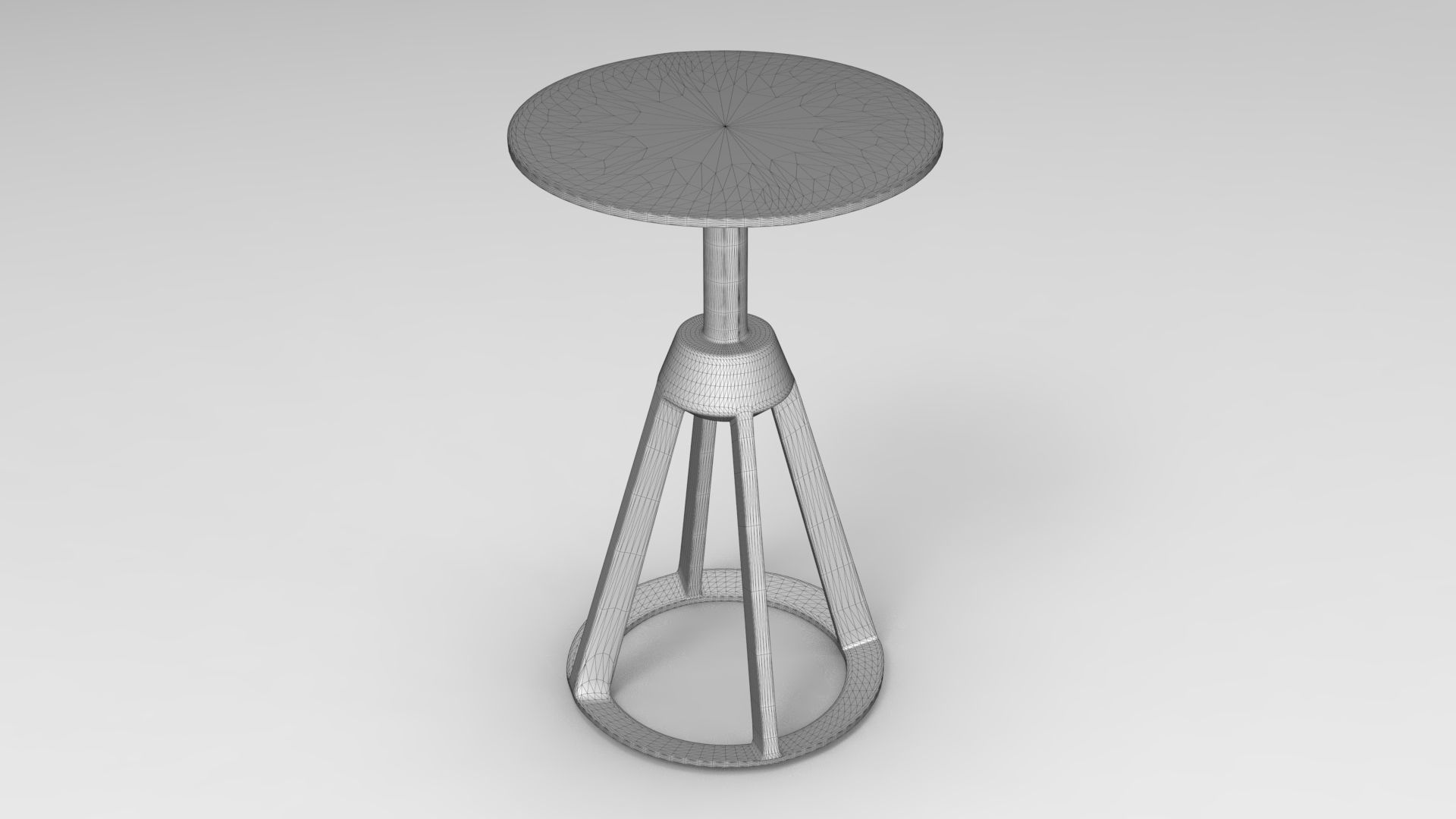 Piton Coffeee Table Low-poly 3D model_5