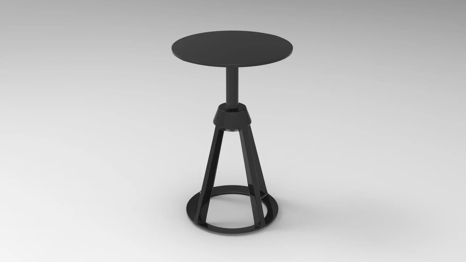 Piton Coffeee Table Low-poly 3D model_0