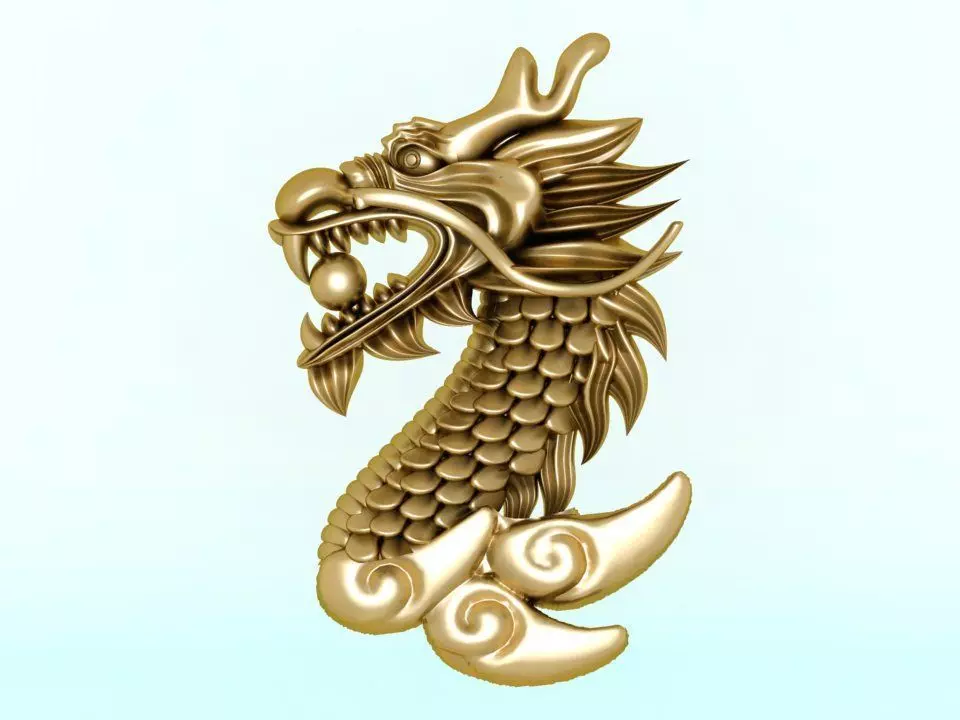 Dragon for jewelry - Dragon for ring - Dragon for pendant - N428 3D print model