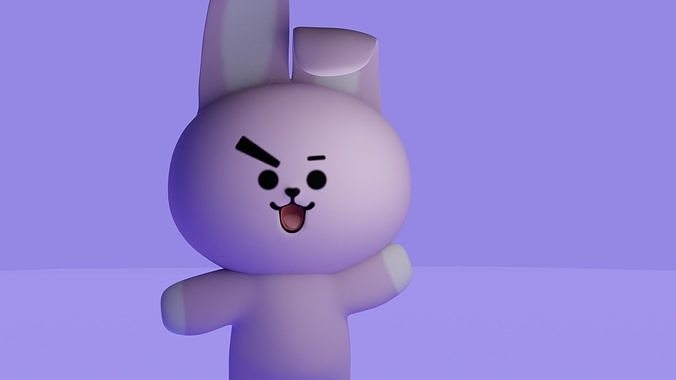 Cooky BT21 3D model
