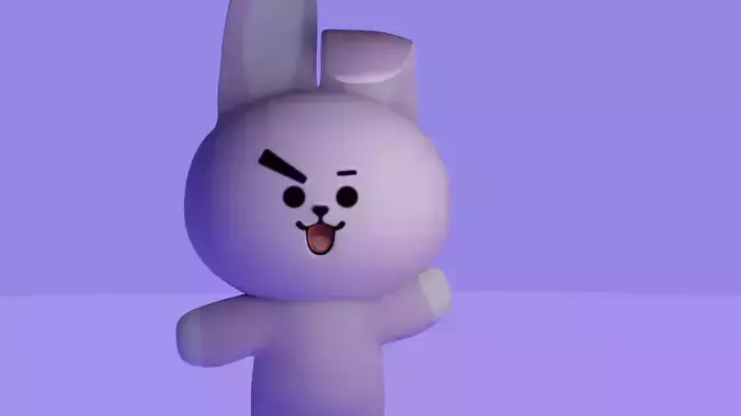 Cooky BT21 3D model