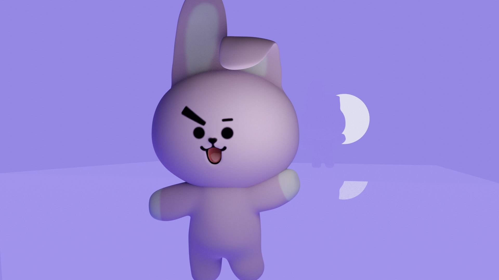 Cooky BT21 3D model_1