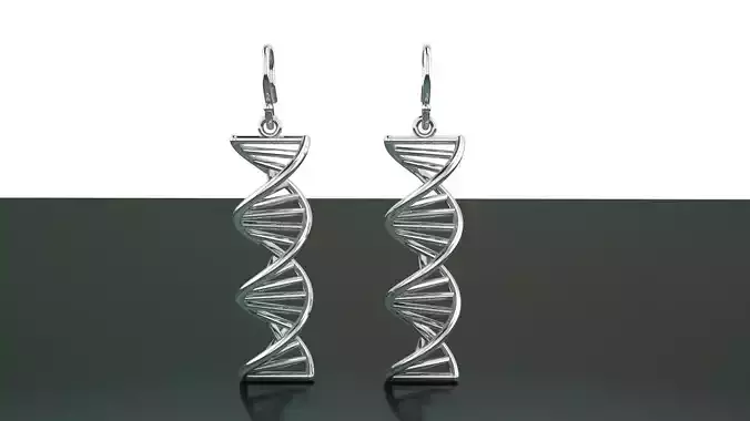 DNA earrings