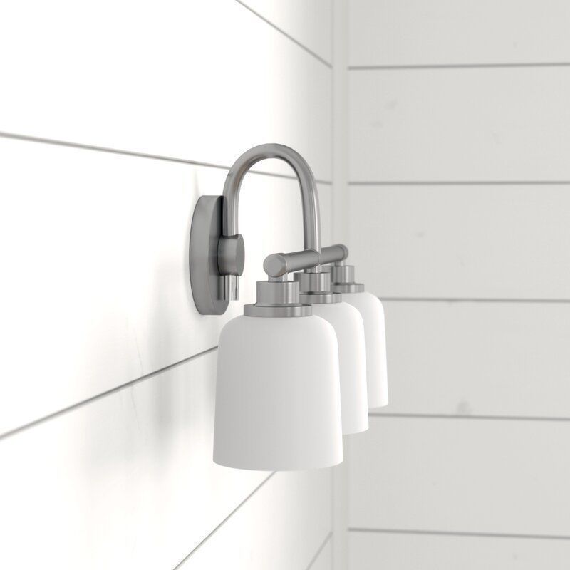 Randwick Satin Nickel Vanity Light - 2 Colour 3D model_7