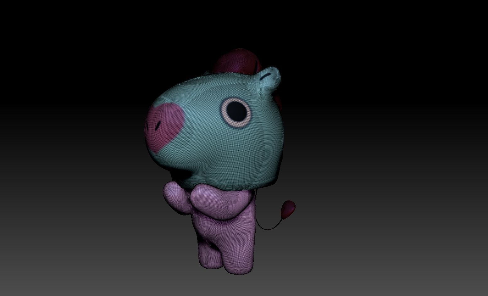 Mang BT21 3D model_2
