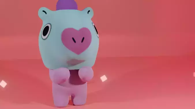 Mang BT21 3D model