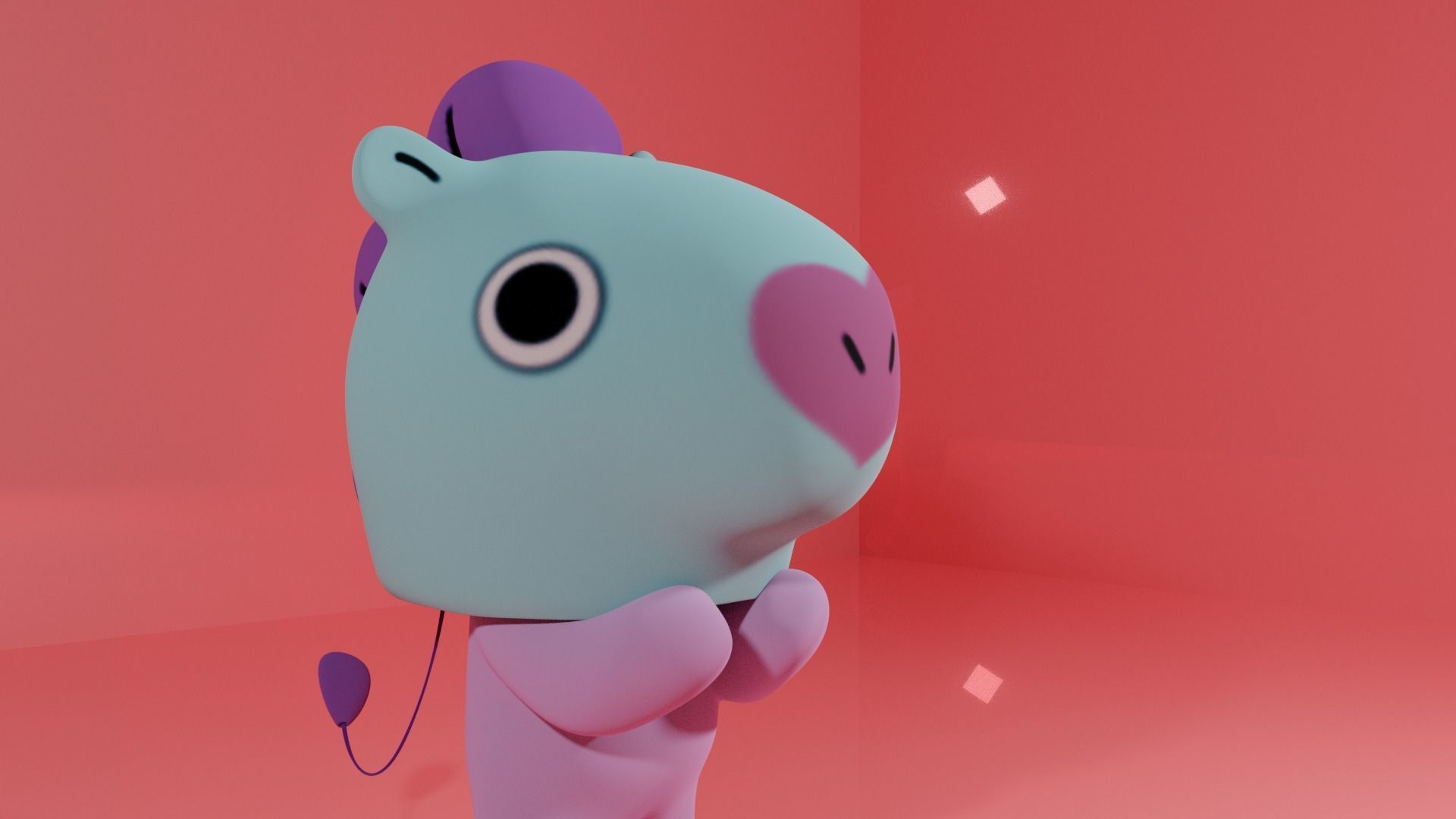 Mang BT21 3D model_1