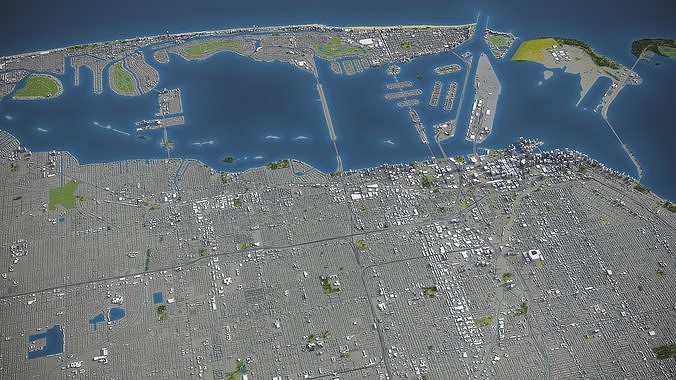 Miami 3D Model Pack 6