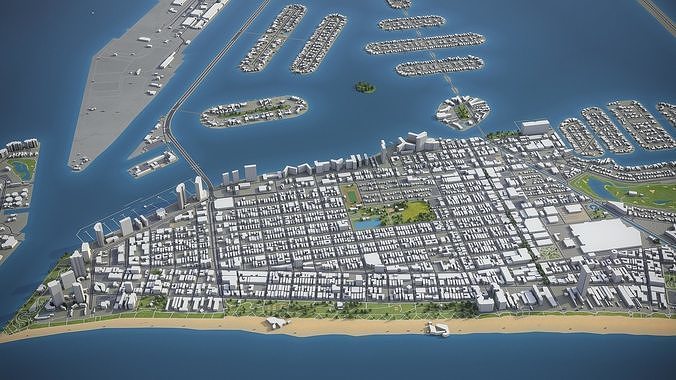 Miami 3D Model Pack 7