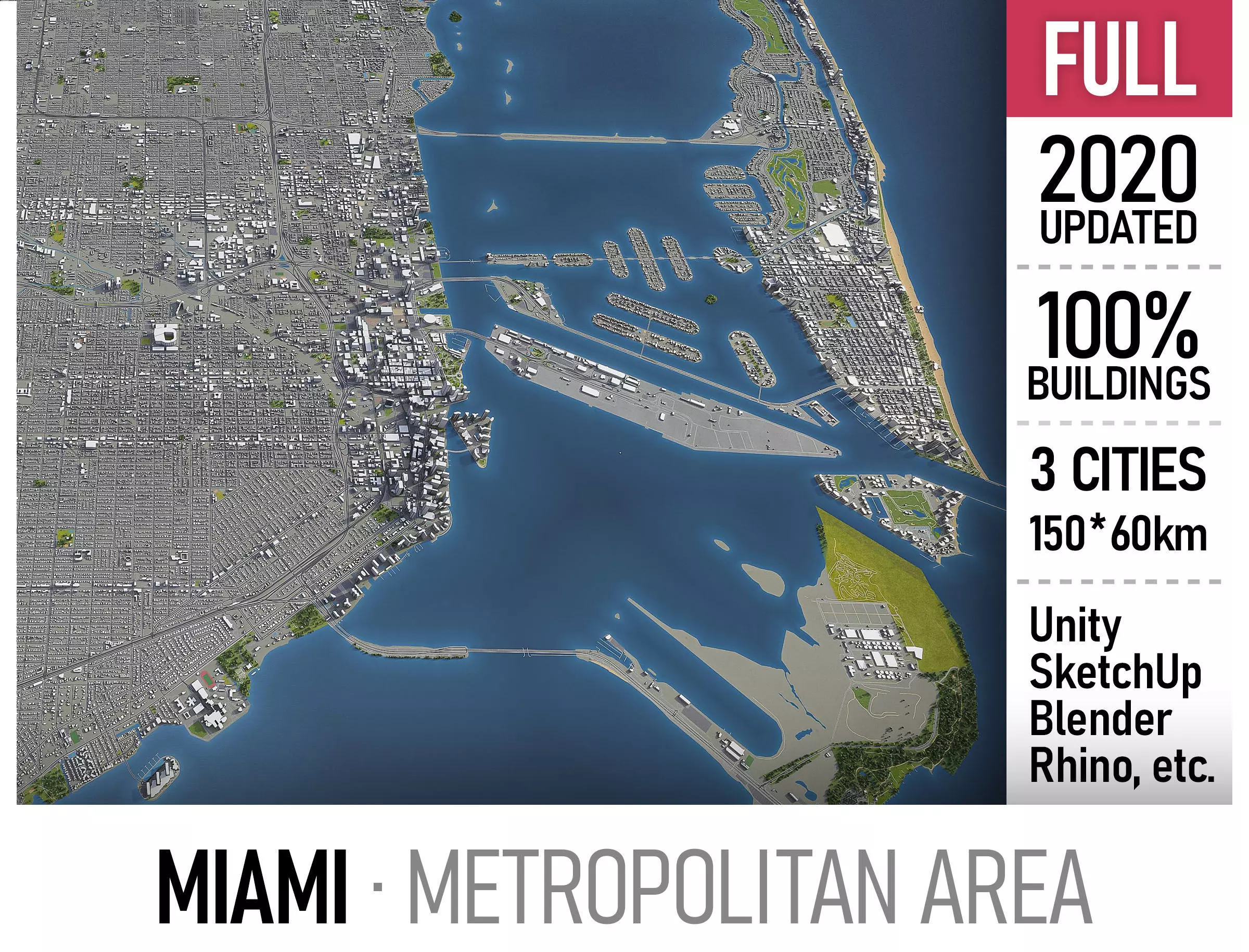 Miami 3D Model Collection_0