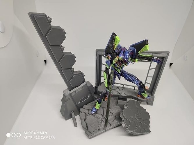 Kaiei 3d 1per144 action base 3D print model