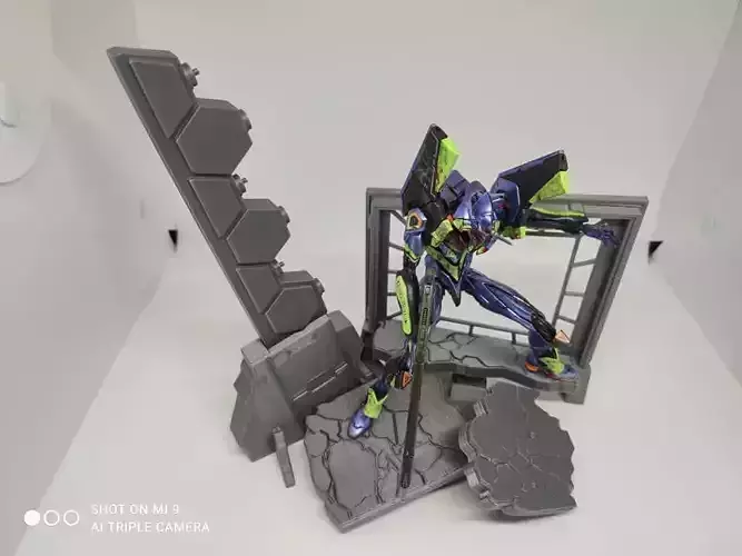 Kaiei 3d 1per144 action base 3D print model