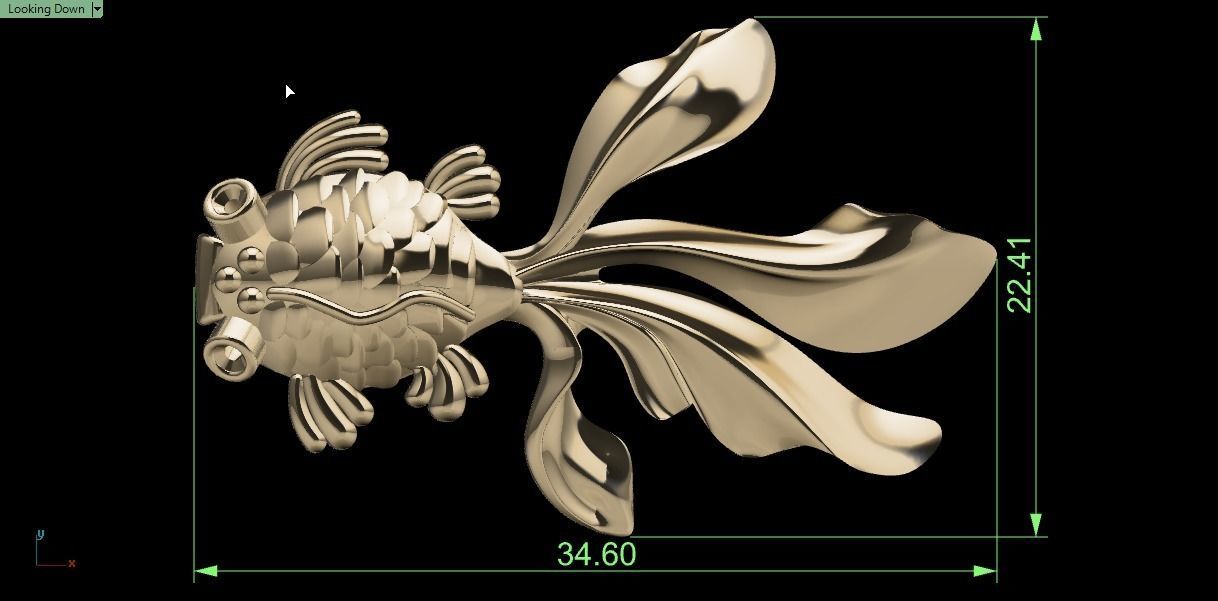 fish pendant 3D print model_16