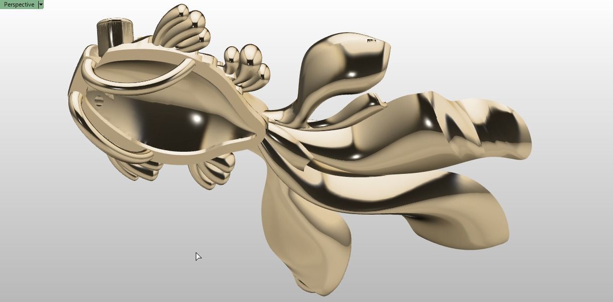 fish pendant 3D print model_15