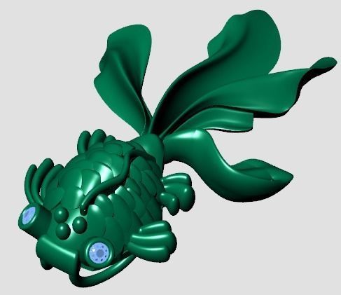 fish pendant 3D print model_30